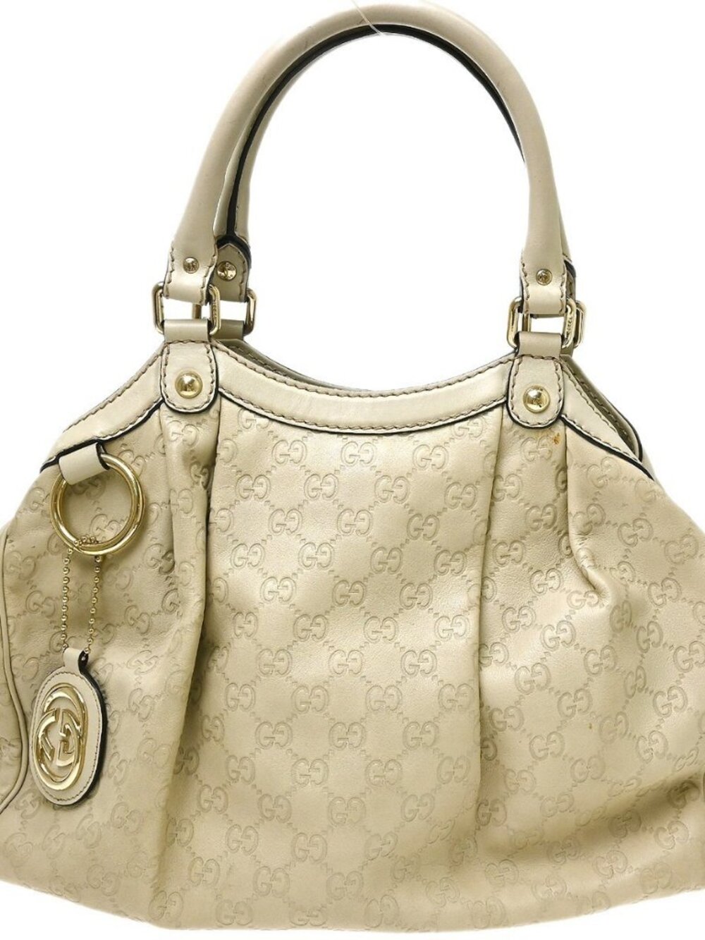 Gucci Off-white Sukey Guccissima Tote Bag 211944 493492 NQ11479